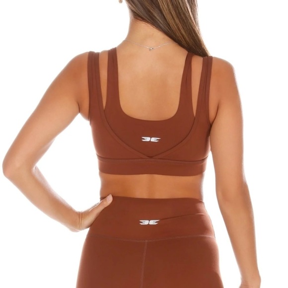 elite eleven Other - Elite Eleven Dual Strap Sports Bra Medium in Cappuccino